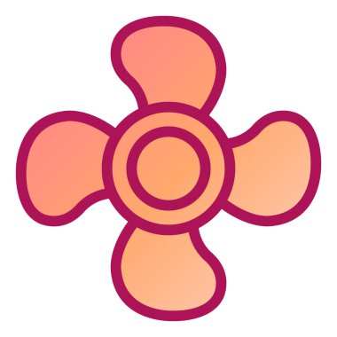 Hayran ikonu. Web için dövme vektör simgelerinin özet çizimi