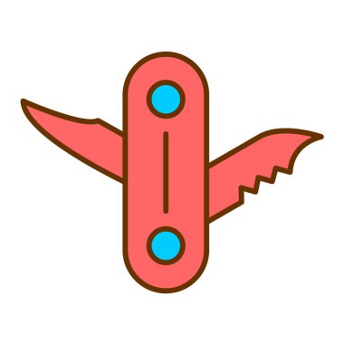 Çizgi film simgesinin vektör çizimi