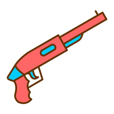 Silah simgesinin vektör illüstrasyonu