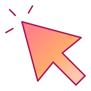 imleç simgesi vektör illüstrasyonu