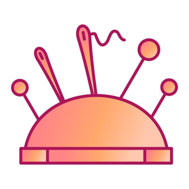 Aksesuar simgesi vektör illüstrasyon grafik tasarımı dikilüyor