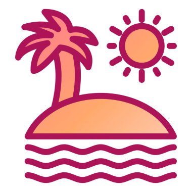 Kumsal. Web simgesi basit illüstrasyon