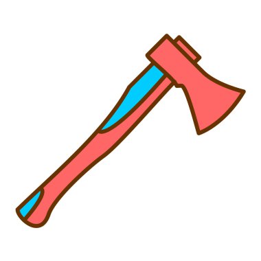 Axe modern simge vektör illüstrasyonu 