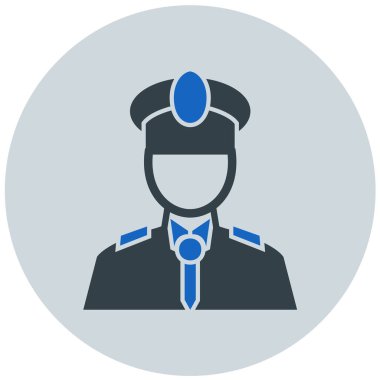 Doktor. Web simgesi basit illüstrasyon