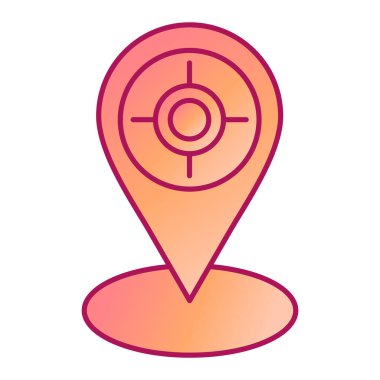 hedef simge vektör illüstrasyonu