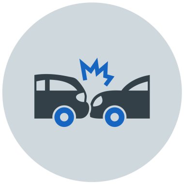 Araba kazası. Web simgesi