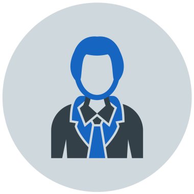 avatar. Web simgesi basit illüstrasyon