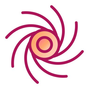 Beyaz arka planda güzel bir mor örümcek simgesi. vektör illüstrasyonu.