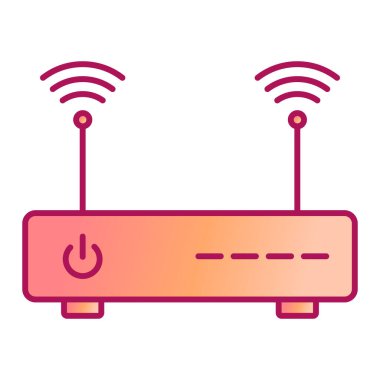 Wi-fi yönlendirici. Basit resimleme