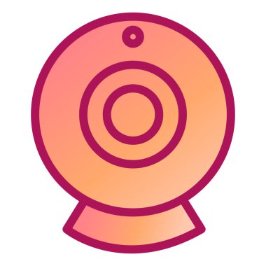 Web kamerası. Web simgesi basit illüstrasyon