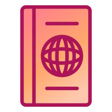 Seyahat. Web simgesi basit illüstrasyon