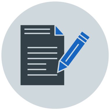 Belge. Web simgesi basit illüstrasyon