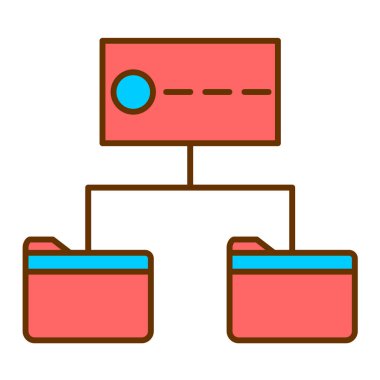 ağ paylaşımı. Basit resimleme