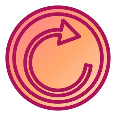 Beyaz arka planda yenileme simgesi