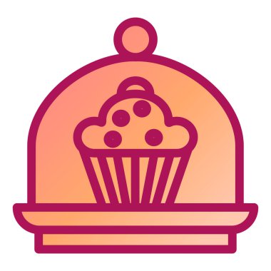 Tatlım. Web simgesi basit illüstrasyon