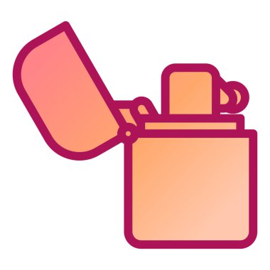 Daha hafif modern simge vektör illüstrasyonu 