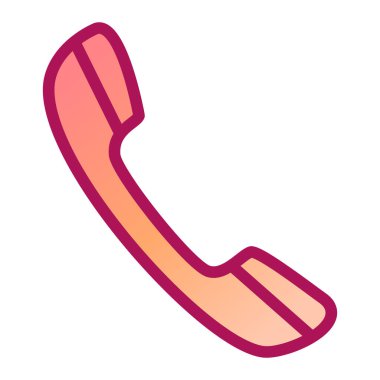 telefon arama simgesi vektör illüstrasyonu