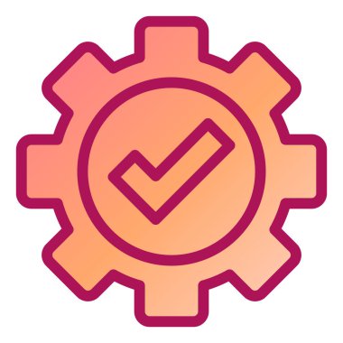 Ayarlar. Web simgesi basit illüstrasyon