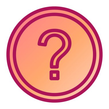 soru işareti simgesi, vektör illüstrasyonu