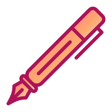 kalem simgesi vektör illüstrasyonu