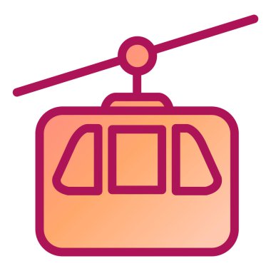 tren simgesi vektör illüstrasyonu