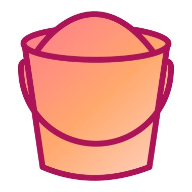 kova modern simge vektör illüstrasyonu