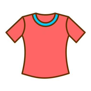 Tişört, kıyafet, tişört, giysi, giysi, kumaş, bluz, illüstrasyon, vektör