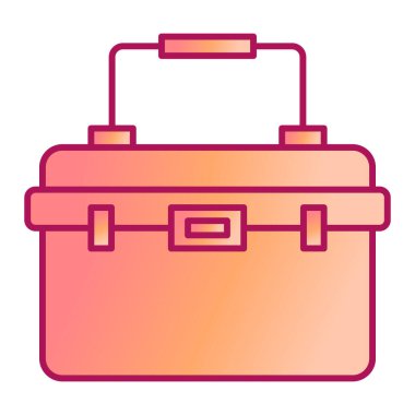 Çanta. Web simgesi basit tasarım