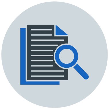 Belge. Web simgesi basit illüstrasyon