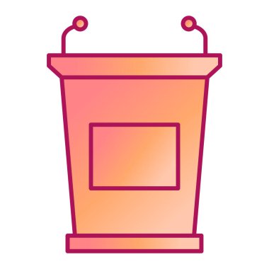 tribün simge vektör çizim