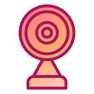 Hedef. Web simgesi basit illüstrasyon