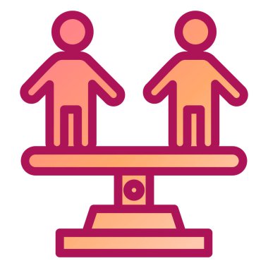 İnsanlar. Web simgesi basit illüstrasyon