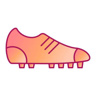 çalışan ayakkabı ikonu. ana hatlı spor ayakkabıları vektör çizimi.