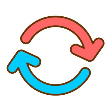 Okların ikon vektör resimlerini tazele