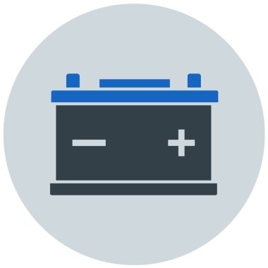 Pil. Web simgesi basit illüstrasyon