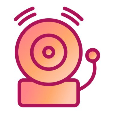 CD mi? Web simgesi basit illüstrasyon