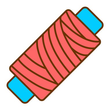 Dondurma ikonu vektörü. İnce çizgi işareti. izole edilmiş sınır sembolü çizimi