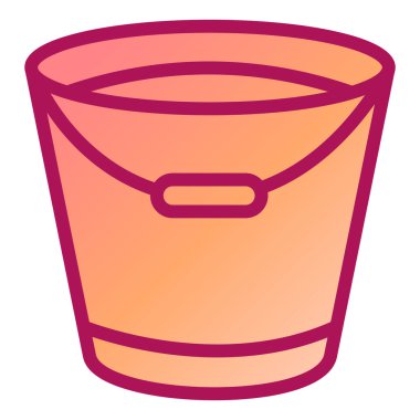 kova modern simge vektör illüstrasyonu 