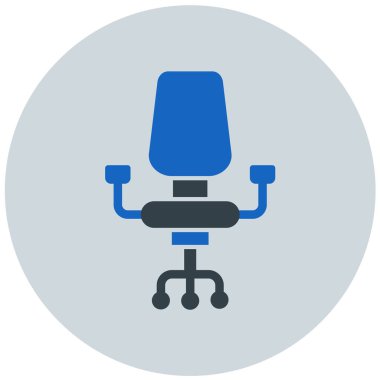 Sandalye. Web simgesi basit illüstrasyon