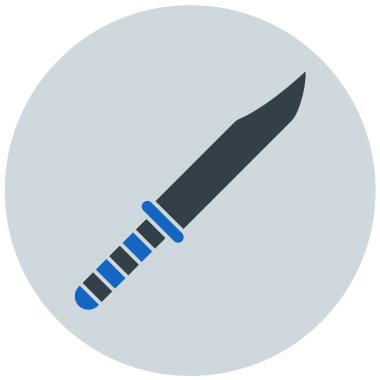 bıçak simgesi modada izole edilmiş arkaplan