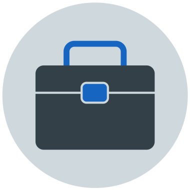 Çanta. Web simgesi basit illüstrasyon