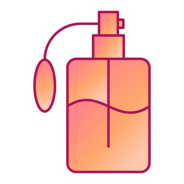 Parfüm modern ikon vektör çizimi 