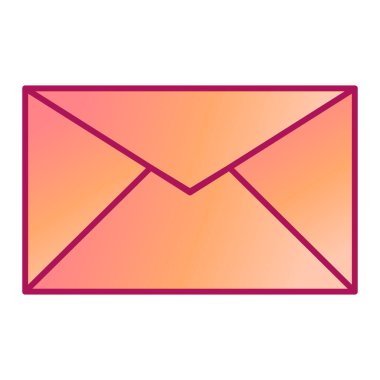 zarf e- posta simgesi vektör illüstrasyon grafik tasarımı