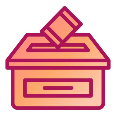 Kutu. Web simgesi basit illüstrasyon