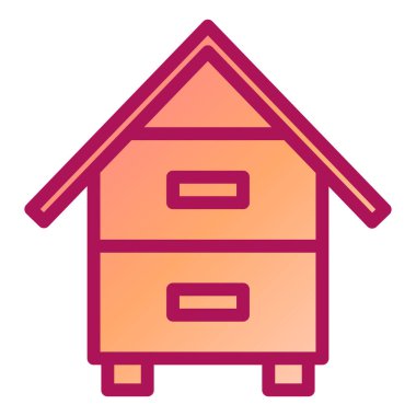 kovan modern simge vektör illüstrasyonu 