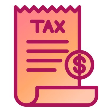 Fatura. Web simgesi basit illüstrasyon