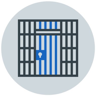 Bina. Web simgesi basit illüstrasyon