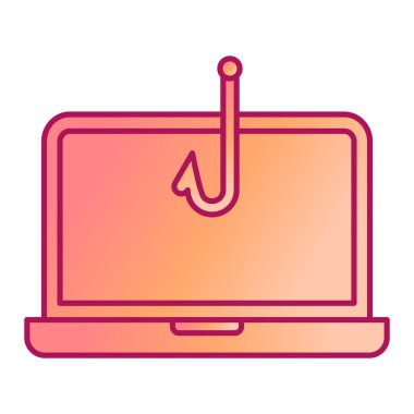 İleti vektör çizimine sahip dizüstü bilgisayar