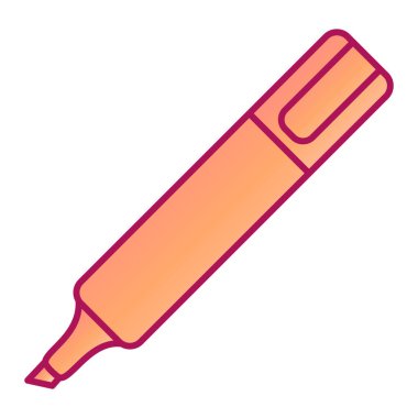 kalem simgesi. kalem vektör illüstrasyonunun izometriği