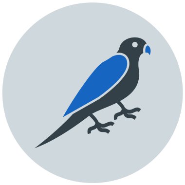 Kuş. Web simgesi basit illüstrasyon